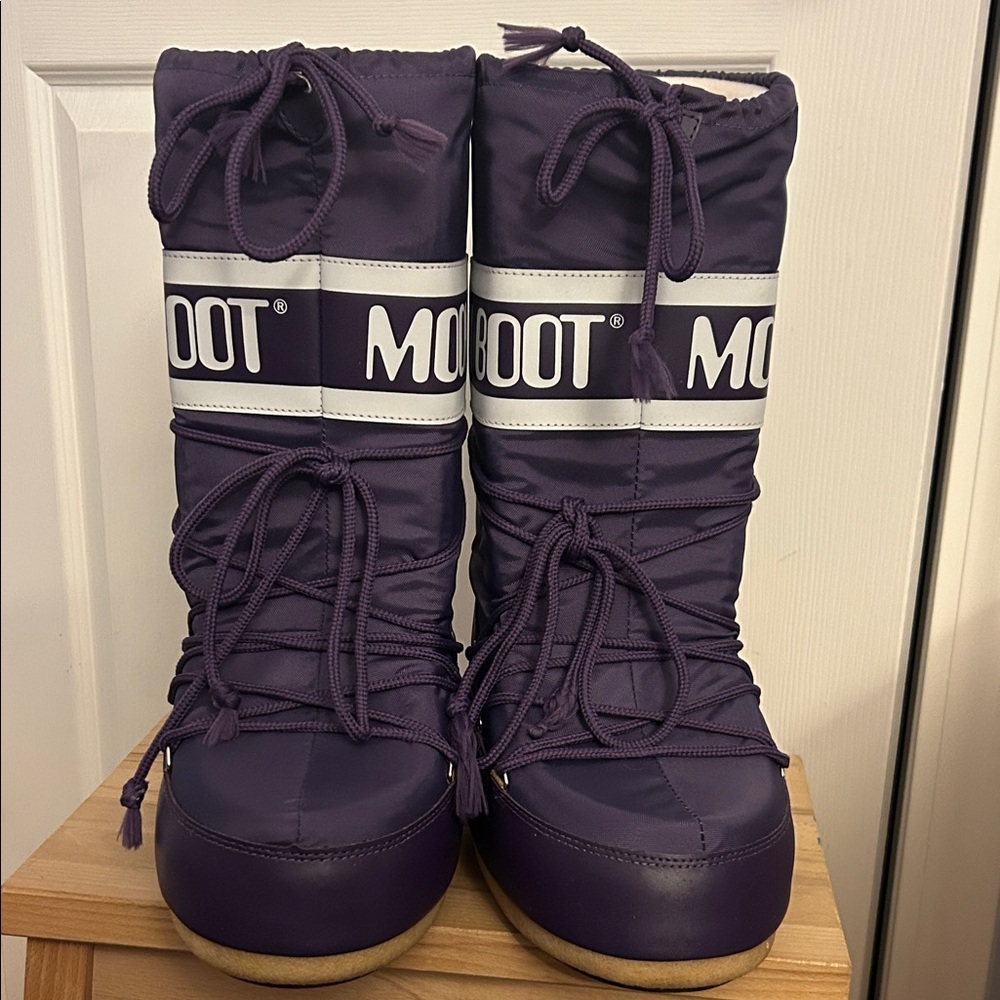 Moon Boot Classic Purple Snow Boots